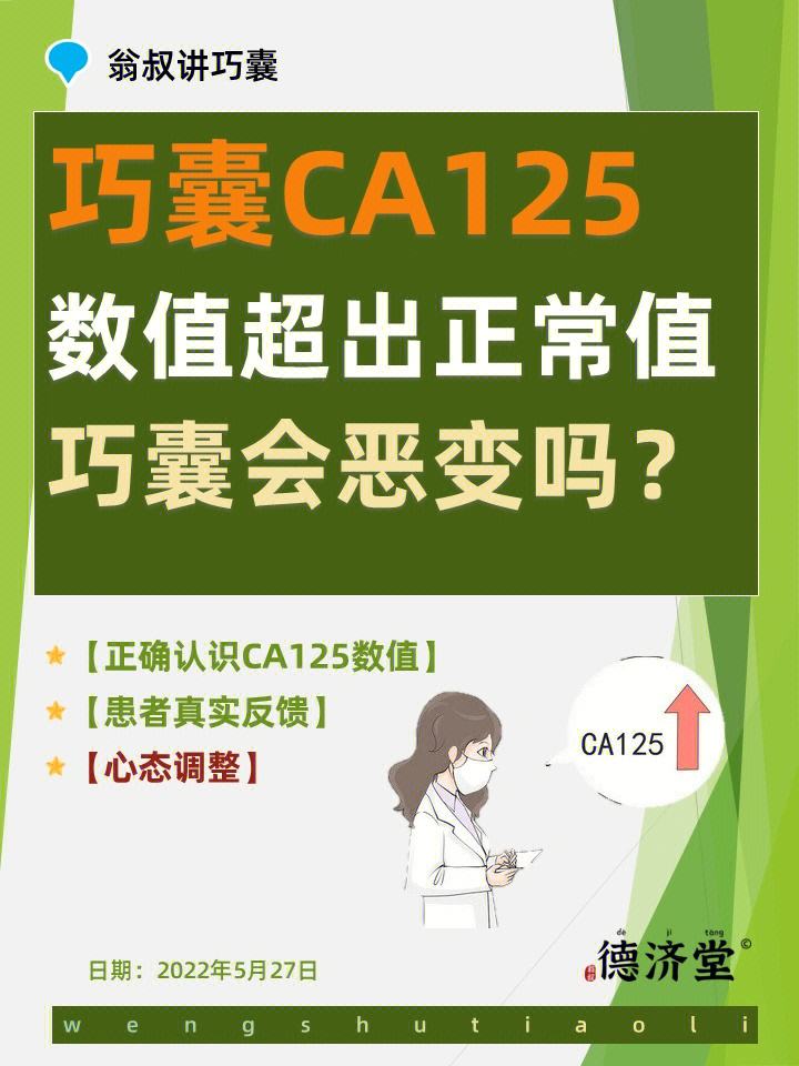ca125是什么检查项目正常范围ca125是什么
