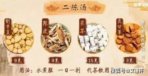 二陈汤的功效与作用及配方二陈汤