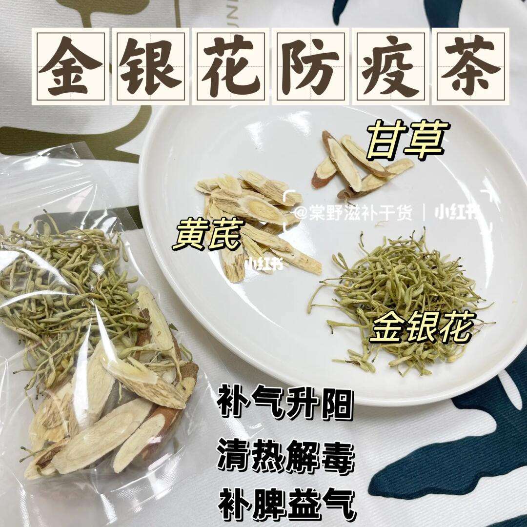 黄芪和金银花泡水的功效与作用,黄芪和金银花的功效与作用及食用方法