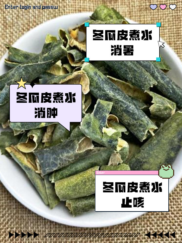 冬瓜皮的功效与作用主要治什么病,冬瓜皮的作用