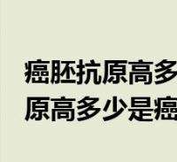 癌胚抗原503正常吗,癌胚抗原偏高的原因